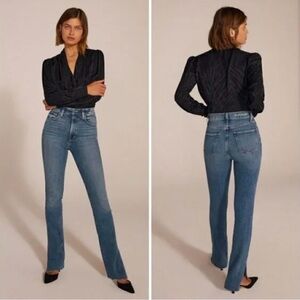 favorite daughter valentina super highrise cigarette medium indigo